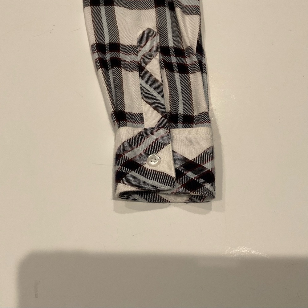 Rails Hunter Flannel Button Up Shirt XS White Marine Plaid Soft Heritage Classic - Picture 13 of 13